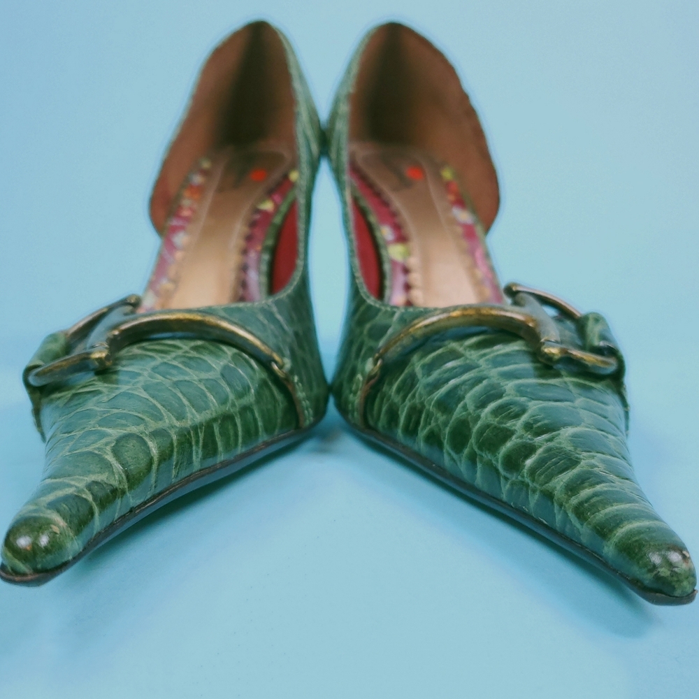 SOLD Luichiny croc heels - Picture 5 of 13
